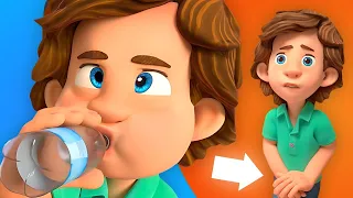 Tom Thomas Drinks So Much Water He Almost Bursts! | The Fixies | Animation for Kids