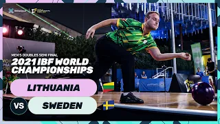 Lithuania v Sweden Men's Doubles Semi Final | 2021 IBF World Championships