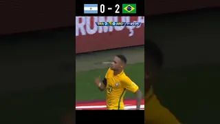 Argentina vs Brazil 2018 FIFA World Cup Qualifiers Highlights #shorts #football #youtube