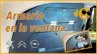 Necesitas este ARMARIO para tu Mini CAMPER 🚨  - Muy fácil!! 🛠 Rifter, Berlingo, Combo.