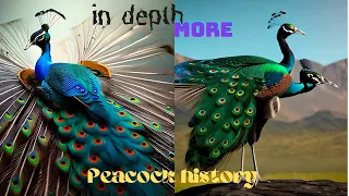 "The Majestic Beauty of Peacocks: A Close-Up Look at Their Vibrant Feathers and Behaviors" #peacock