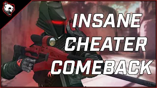 INSANE COMEBACK ON RESPAWNING CHEATERS