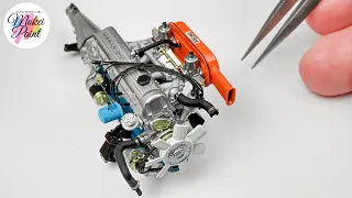 Tamiya Nissan Fairlady 240zg   1/24 Scale Model Build    L24 Engine