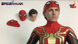 Spiderman Tom Holland UNBOXING Spider-Man NO WAY HOME INTEGRATED SUIT DELUXE EDITION by HOT TOYS