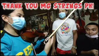 SAN AABOT ANG 450 PHP MO? SAMIN ABOT NG 65K worth of Maggini Hndcrftd Violin|MGString PHOnlineraffle