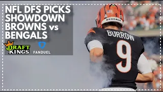 NFL DFS Picks for Monday Night Showdown Browns vs Bengals: FanDuel & DraftKings Lineup Advice