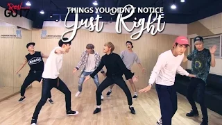 THINGS YOU DIDN'T NOTICE IN GOT7'S JUST RIGHT DP (REAL GOT7 VER.)