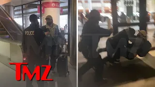 Delta Passenger Assaults Cop, Taken Down and Arrested at LAX | TMZ