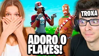 CONHECI UMA MENINA E ELA ME PASSOU A PERNA NO FORTNITE...