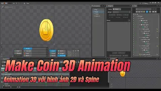 Spine 1 : How to make Coin 3D animation
