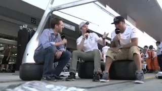 Hamilton and Rosberg had 'fights' in hotel rooms