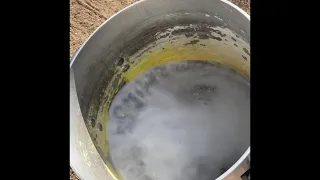 Muriatic Acid in aluminum pot