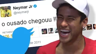 Em resenha hilária, Neymar tenta explicar seus tweets antigos