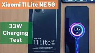 Xiaomi 11 Lite NE 5G 33W Battery Charging Test