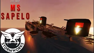 The Sinking Of The MS Sapelo (Stormworks: Build & Rescue)