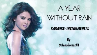 Selena Gomez - A Year Without Rain Karaoke / Instrumental with lyrics on screen