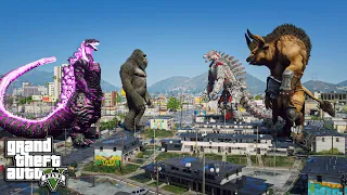 Shin Godzilla, Kong vs. Minotaur, Mechagodzilla Epic Battle ( GTV Mods )