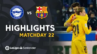 Highlights Deportivo Alavés vs FC Barcelona (0-1)