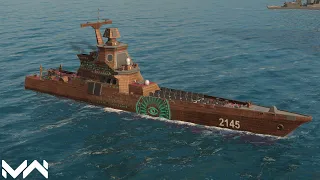 ESCORT MODE BECOME CHAOS - Modern Warships