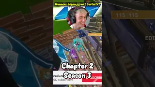 Wanneer begon jij met Fortnite?