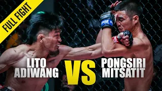 Lito Adiwang vs. Pongsiri Mitsatit | ONE Full Fight | January 2020