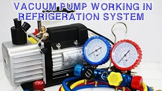 Vacuum Pump - How Its Work In Refrigeration System - vacuum pump work in hvac