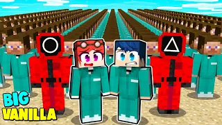 GIOCO GLI SQUID GAME INSIEME AI FAN NELLA BIG VANILLA! - MINECRAFT