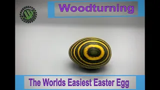 Woodturning -The Worlds Easiest Easter Egg!