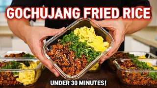 This Gochujang Fried Rice Meal Prep Will Change Your LIFE, Done In 30 Minutes