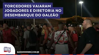 Torcedores do Flamengo protestam no aeroporto após vice da Copa do Brasil