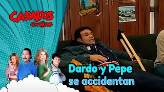 Dardo sufre un accidente en su pierna gracias a Pepe | Temporada 2 | Casados con hijos