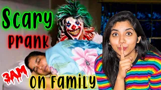 Scary Prank On FAMILY At 3 AM👹| *Chappal ki maar khai apk lie*🥴🤧