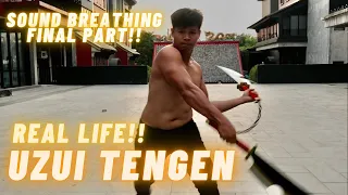 Uzui Tengen real life!! Sound breathing Final Part!! Epic moves By Champ Archer