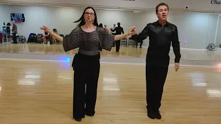 Cha Cha dance pattern at DanceWise Dance Studio in Phoenix, Arizona USA.