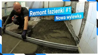 Remont łazienki - nowa wylewka