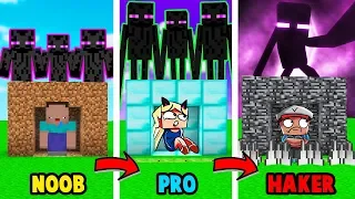 MINECRAFT - BAZA VS ENDERMAN CHALLENGE | NOOB VS PRO VS HACKER | Vito vs Bella