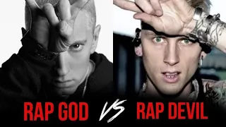 Eminem vs MGK - Rap God + Alpha Omega MASHUP REMIX | New 2019