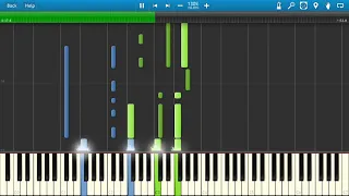 [King Arthur's Gold] Menu Music - Synthesia Piano Tutorial