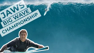 JAWS BIG WAVE CHAMPIONSHIP BTS WITH IAN WALSH