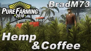 Pure Farming 2018 FIRST LOOK GAMEPLAY - Hemp & Coffee Farming!