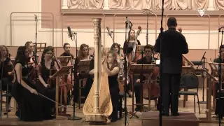 G.F.Handel Concerto B -flat for harp and strings orchestra
