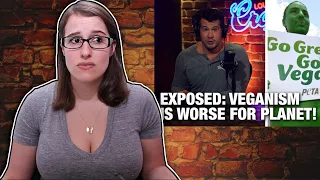 Crowder doesn't understand veganism or sustainability or climate change or math or like anything