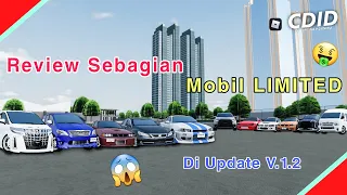 "REVIEW SINGKAT" MENGULAS TUNTAS MOBIL LIMITED DI CDID V1.2 😍// Car Driving Indonesia (roblox) part1