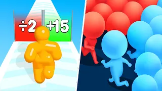 Satisfying Mobile Games 2023 - Tall Man Run, Count Masters, Giant Rush, Sandwich Runner, Pop It...