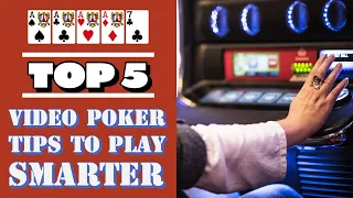 Top 5 Video Poker Tips! 🎰 Better your video poker play!