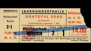 Grateful Dead 04 26 1972 Jahrhundert Halle