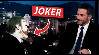 Joaquin Phoenix Jimmy Kimmel Awkward