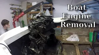 How To Remove Mercruiser Engine from boat