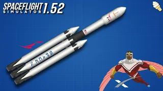 How To Build SpaceX Falcon Heavy Rocket In Spaceflight Simulator 1.52