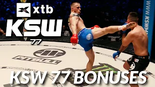 XTB KSW 77 Bonus Winners